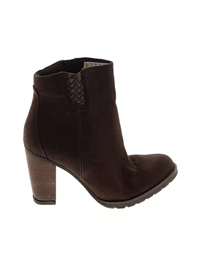 Pre-owned Timberland Ankle Boots In Brown