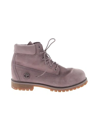 Pre-owned Timberland Kids' Ankle Boots In Gray