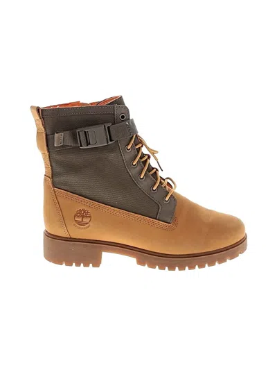 Pre-owned Timberland Ankle Boots In Tan