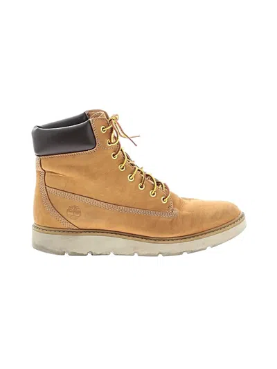 Pre-owned Timberland Ankle Boots In Tan