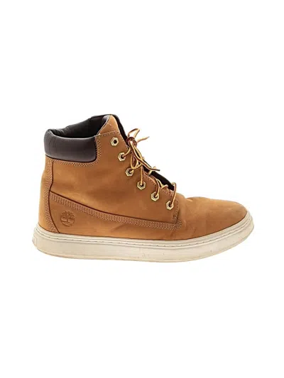 Pre-owned Timberland Ankle Boots In Tan