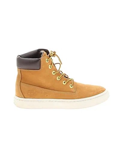 Pre-owned Timberland Ankle Boots In Tan