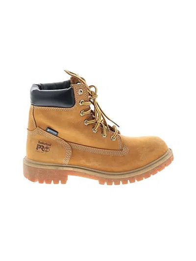 Pre-owned Timberland Ankle Boots In Tan