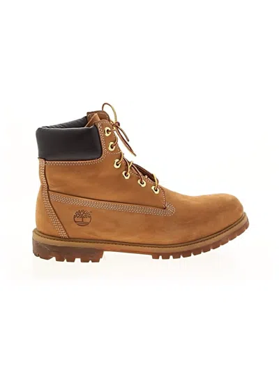 Pre-owned Timberland Ankle Boots In Tan