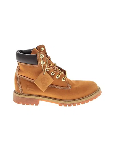 Pre-owned Timberland Ankle Boots In Tan