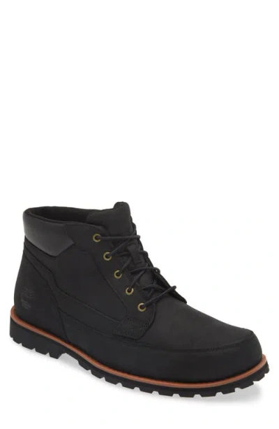 Timberland Attleboro Mid Chukka Boot In Jet Black