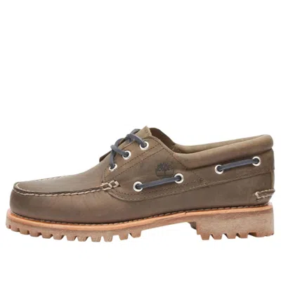 Timberland Authentic 3-eye Lug 'olive Full Grain' In Brown