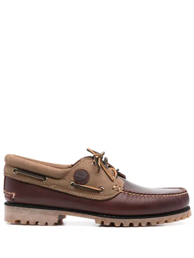 Timberland Authentic Boat Shoe In Red