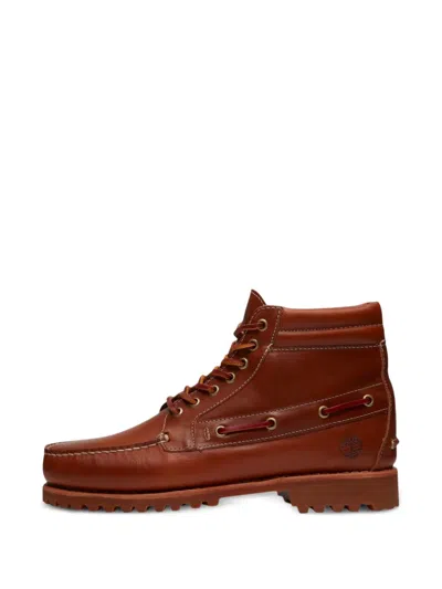 Timberland Authentic Lace-up Ankle Boots In Brown