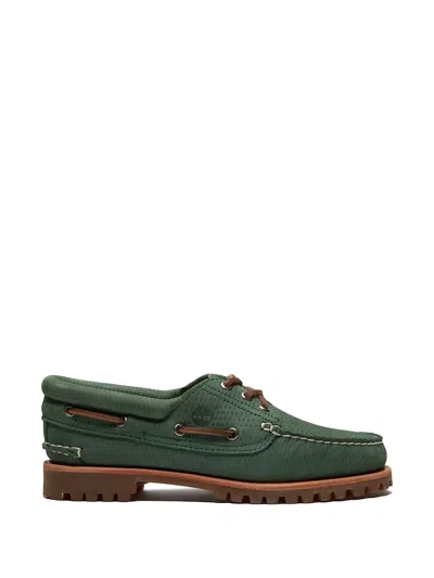 Timberland Authentic Lug-sole Boat Shoes In Green