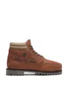 Timberland Authentic Mid Lace-up Boots In Brown