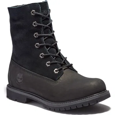 Timberland Authentic Waterproof Mid Hiking Boot In Black