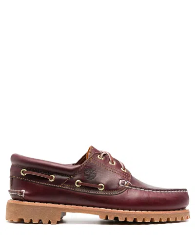 Timberland Authentics 3 Loafers In Red