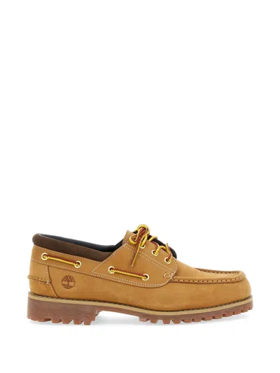 Timberland Authentics 3-eye Lace-up Boat Shoes In Brown