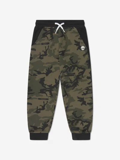Timberland Baby Boys Camouflage Joggers In Green