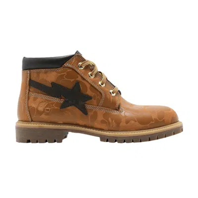 Pre-owned Timberland Bape X Chukka Classic Boot Wide 'wheat' | Brown | Men's Size 9