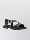 Timberland Bay Backstrap Sandal Buckle Detail In Black
