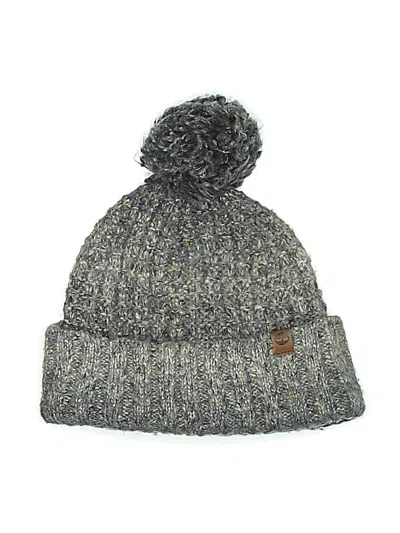 Pre-owned Timberland Beanie Hat In Gray