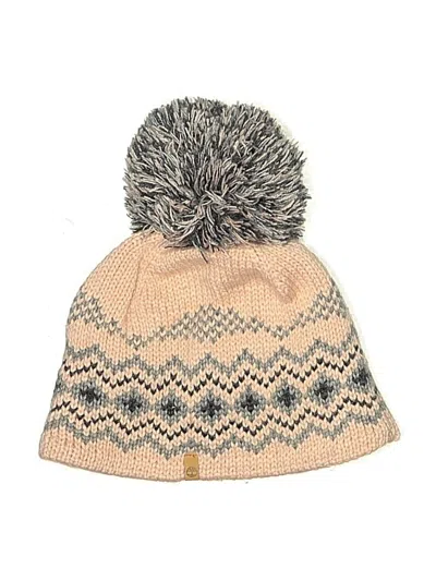 Pre-owned Timberland Kids' Beanie Hat In Orange