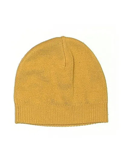 Pre-owned Timberland Beanie Hat In Yellow