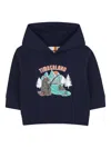 Timberland Bear-print Hoodie In Blue