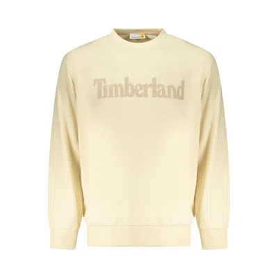 Timberland Beige Cotton Men Sweatshirt In Neutral