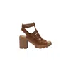 Timberland Beige Leather Sandal In Brown