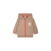 Timberland Beige Sweatshirt For Boy With Logo In Beige