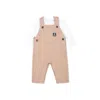 Timberland Beige Trousers For Baby Boy With Logo In Beige