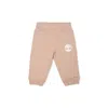 Timberland Beige Trousers For Baby Boy With Logo In Beige