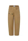 Timberland Beige Trousers For Boy With Logo In Beige