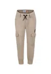 Timberland Beige Trousers For Boy With Logo In Beige