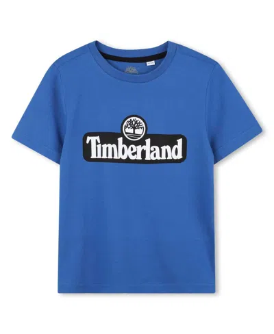 Timberland Kids' Big Boys Short Sleeve T-shirt In Oceania