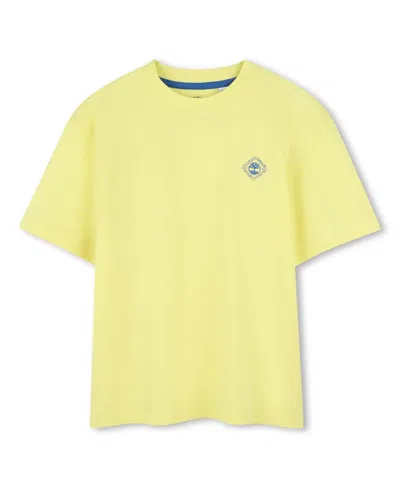 Timberland Kids' Big Boys Short Sleeve T-shirt In Straw Yellow