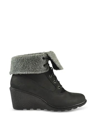 Timberland 롤 탑 부츠 In Black