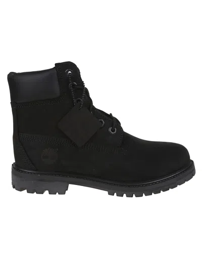 TIMBERLAND TIMBERLAND BLACK 6-INCH WATERPROOF LACE-UP BOOT