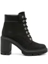 Timberland Allington 99mm Leather Suede Ankle Boots In Black