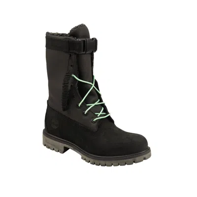 Timberland Black And Grey Gaiter Lace Up Boot