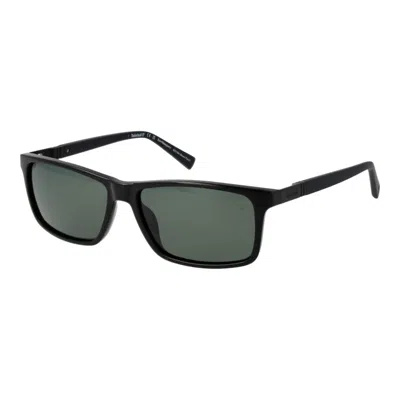 Timberland Black Plastic Sunglasses In Multi