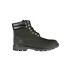 Timberland Black Polyester Ankle In Black