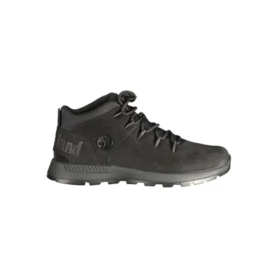 Timberland Black Polyester Mens Sneaker In Gray