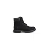 Timberland Womens Black Premium Chunky-sole Leather Boots Eur 41 / 8 Uk In Black