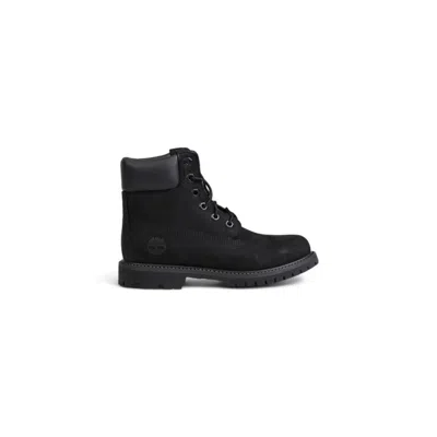 TIMBERLAND BLACK RECYCLED LEATHER BOOT
