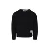 Timberland Black Sweater For Boy With Logo In Black