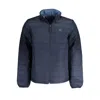 Timberland Blu Polyester Men's Jacket In Blue