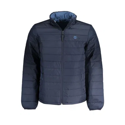 Timberland Blu Polyester Men's Jacket In Blue