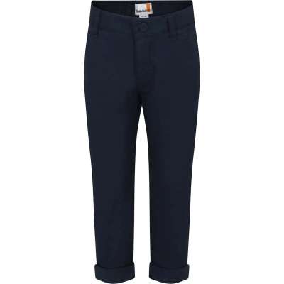 Timberland Kids' Blue Casual Trousers For Boy
