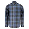 Timberland Blue Cotton Men Shirt In Blue