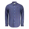 Timberland Blue Cotton Men's Shirt In Purple