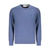 Timberland Blue Cotton Men Sweater In Blue
